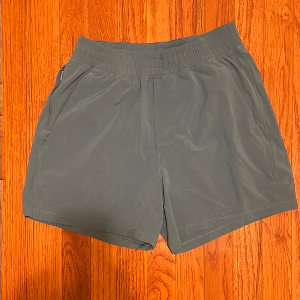 lululemon athletica Men's Athletic Shorts - teal blue Green